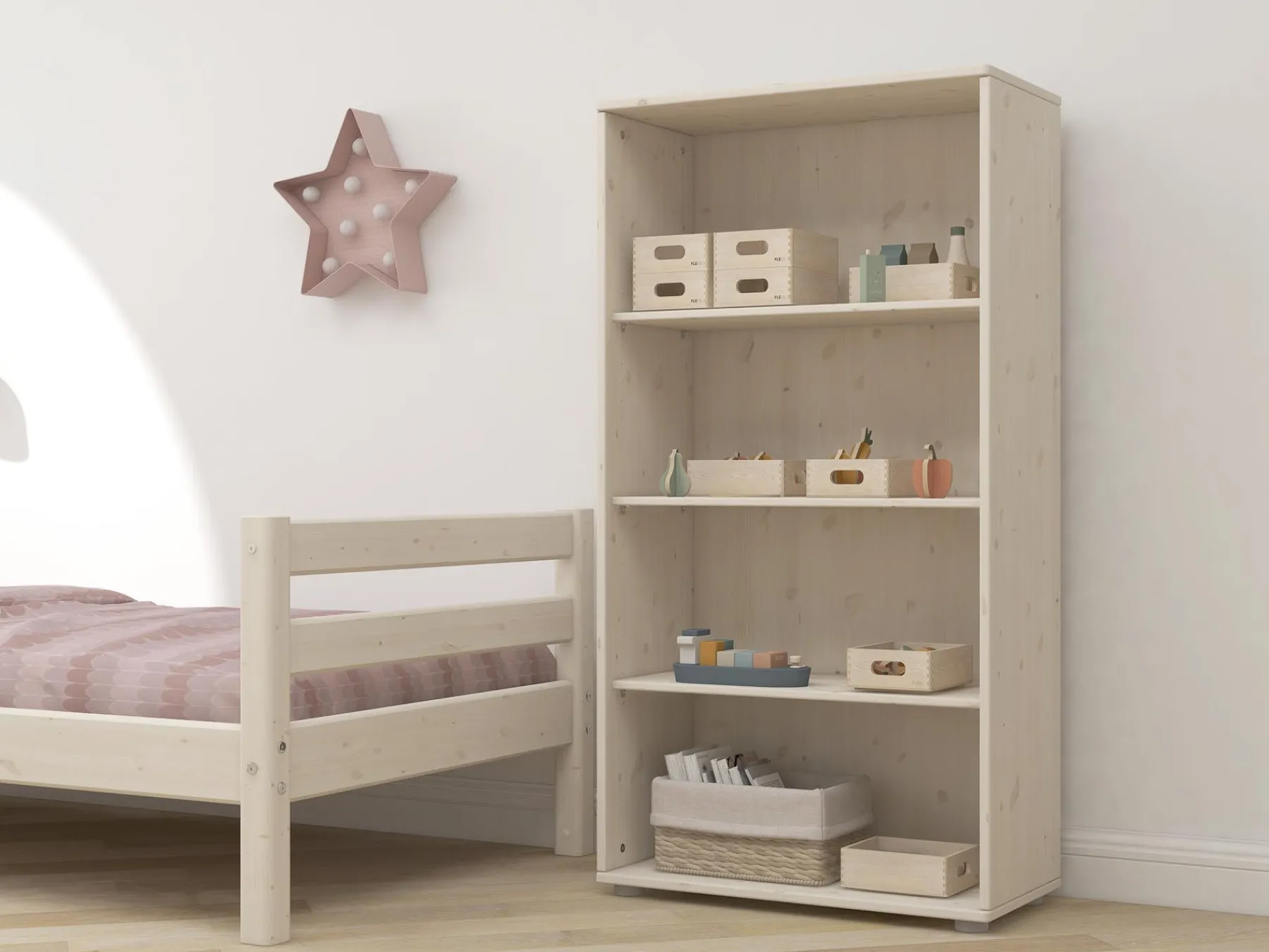 FLEXA Bookcase with 3 shelves* Bookcases | Bookcases