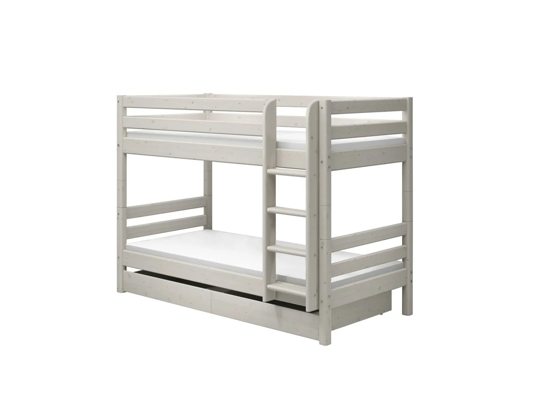 FLEXA Bunk bed with straight ladder* Beds With Drawers | Bunk Beds