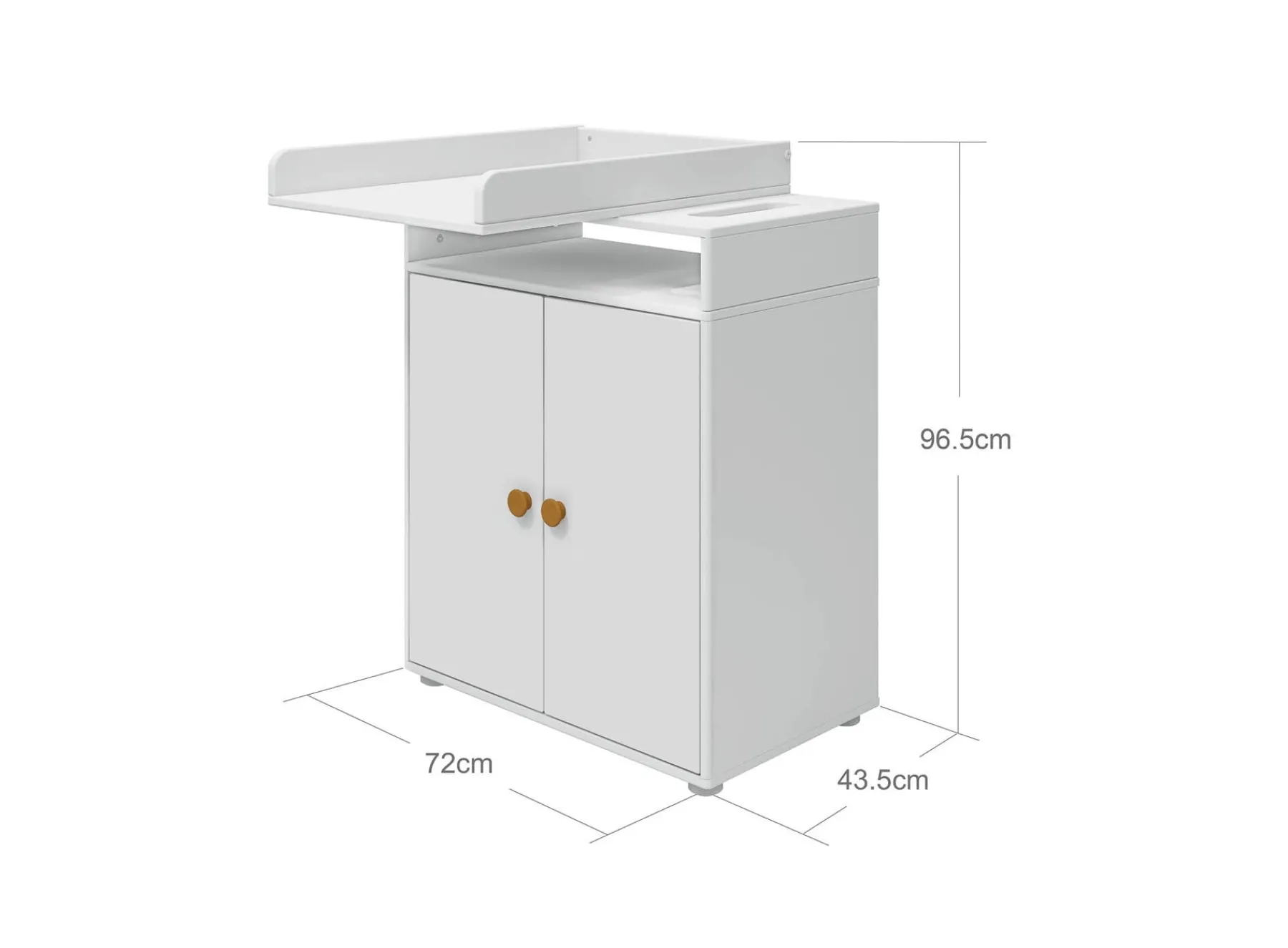 FLEXA Changing table, 2 doors* Changing Tables