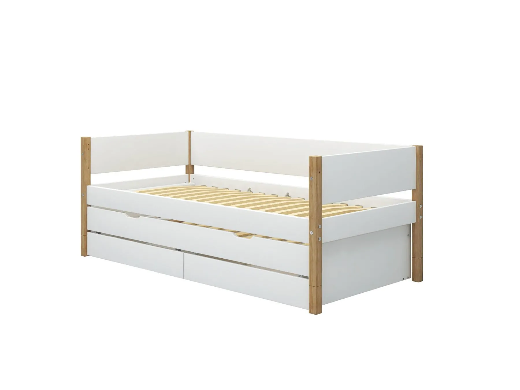 FLEXA Daybed with guest bed and 2 drawers* Beds With Pull-Out Bed | Beds With Drawers