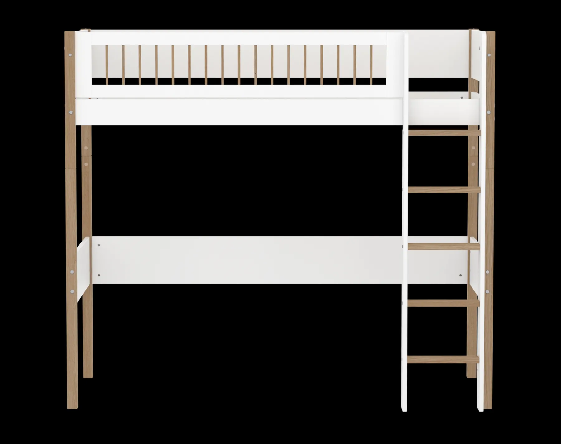 FLEXA High bed with straight ladder* High Beds