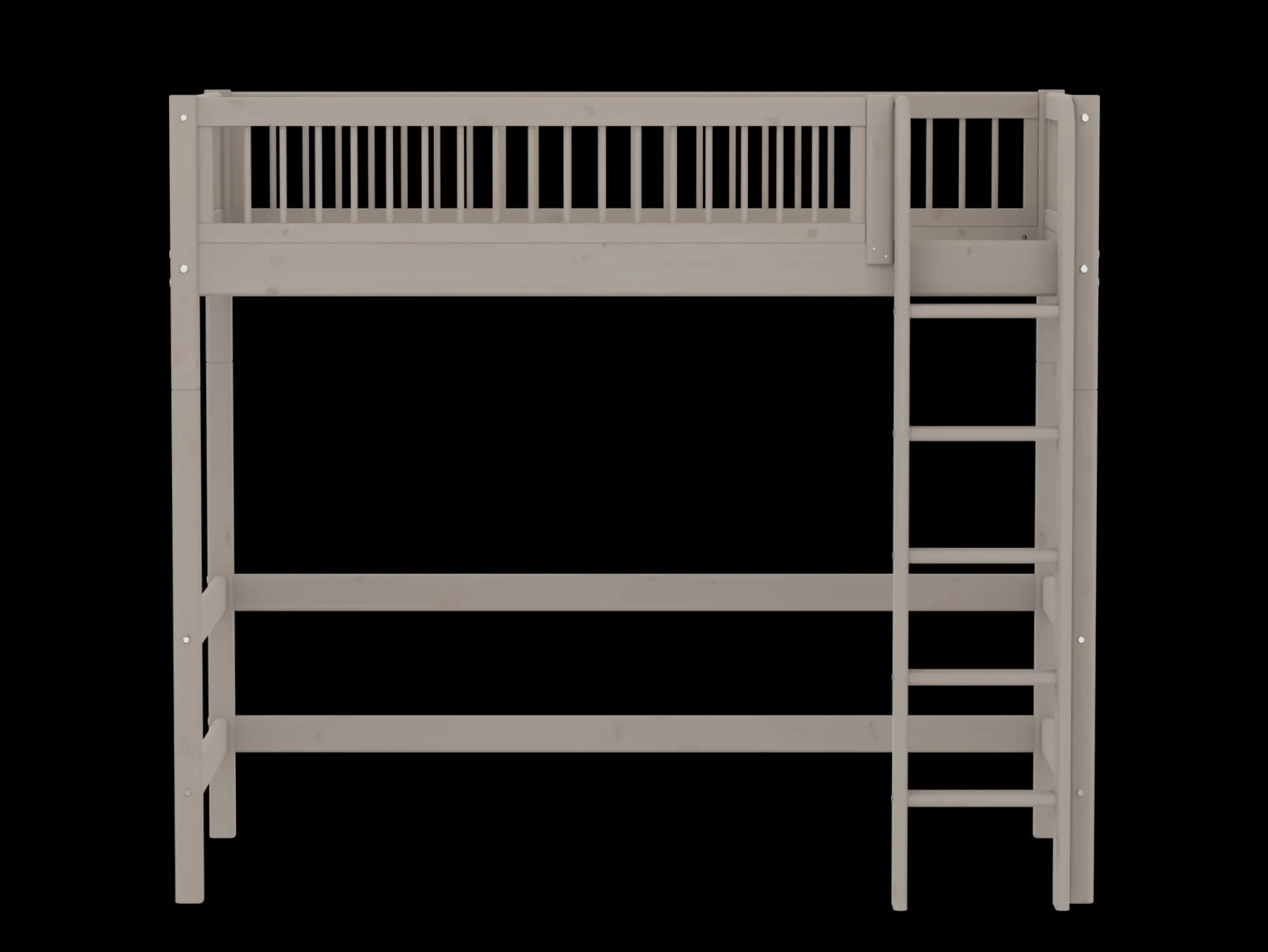 FLEXA High bed with straight ladder* High Beds