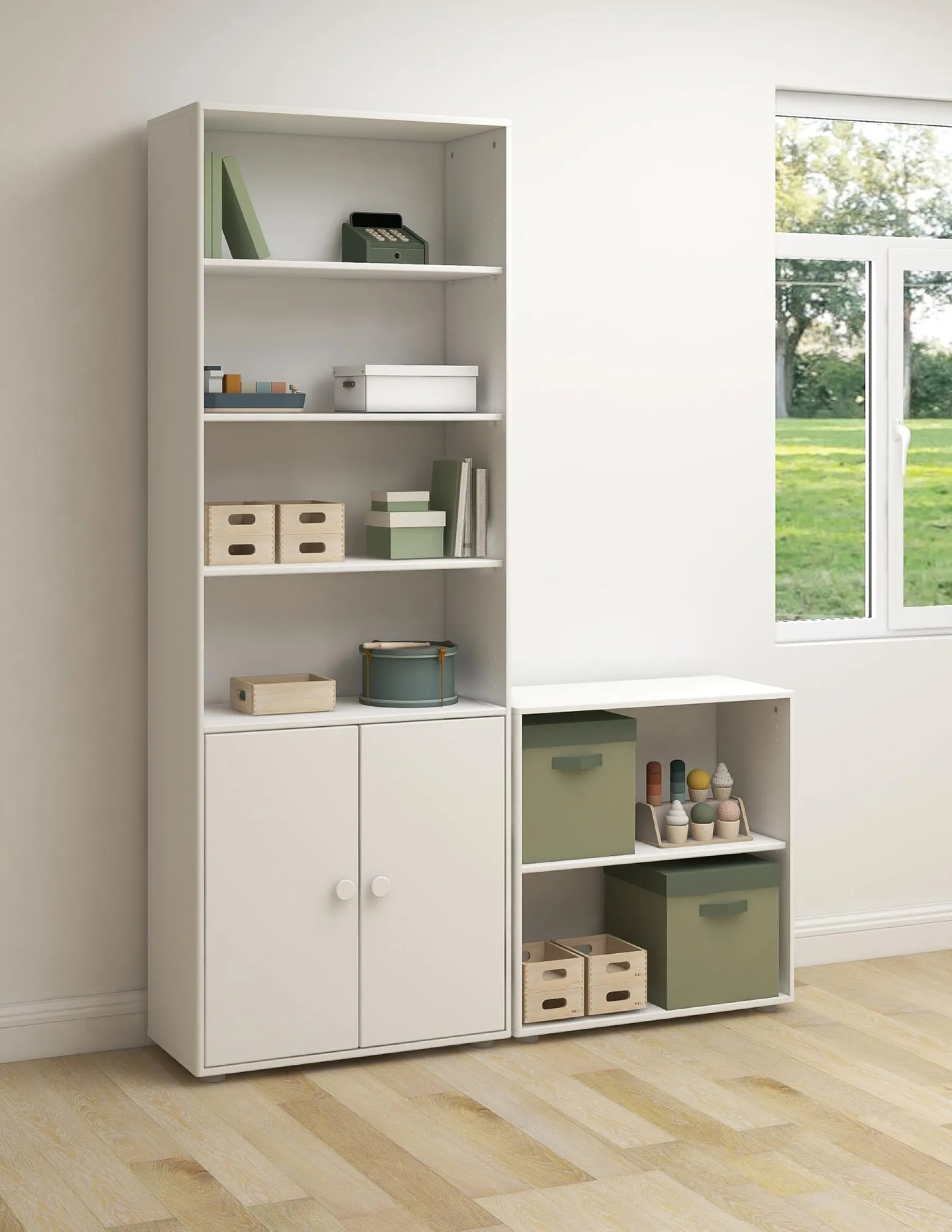 FLEXA Maxi bookcase, 2 doors* Bookcases | Bookcases