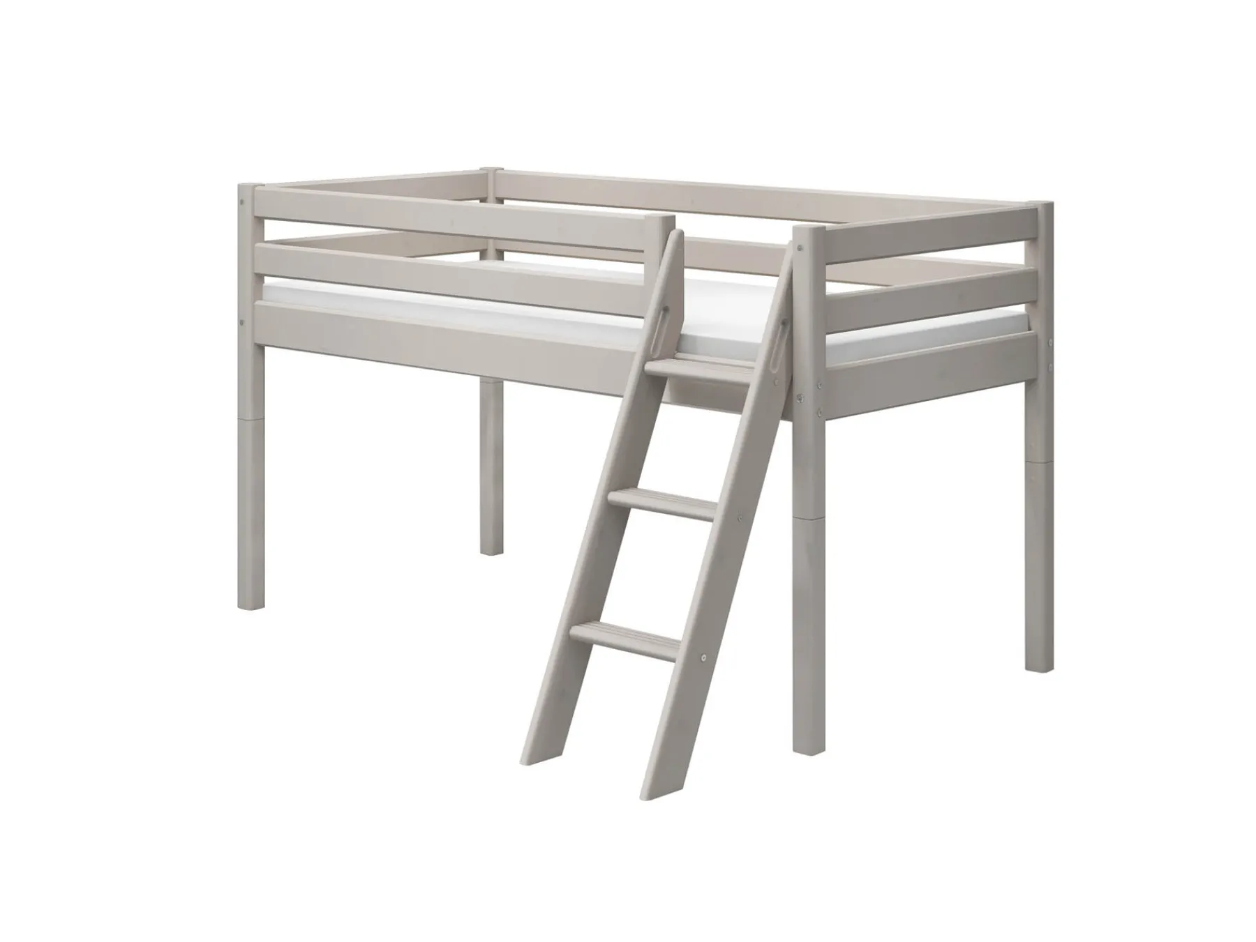 FLEXA Mid-high bed w. slanting ladder* Mid High Beds