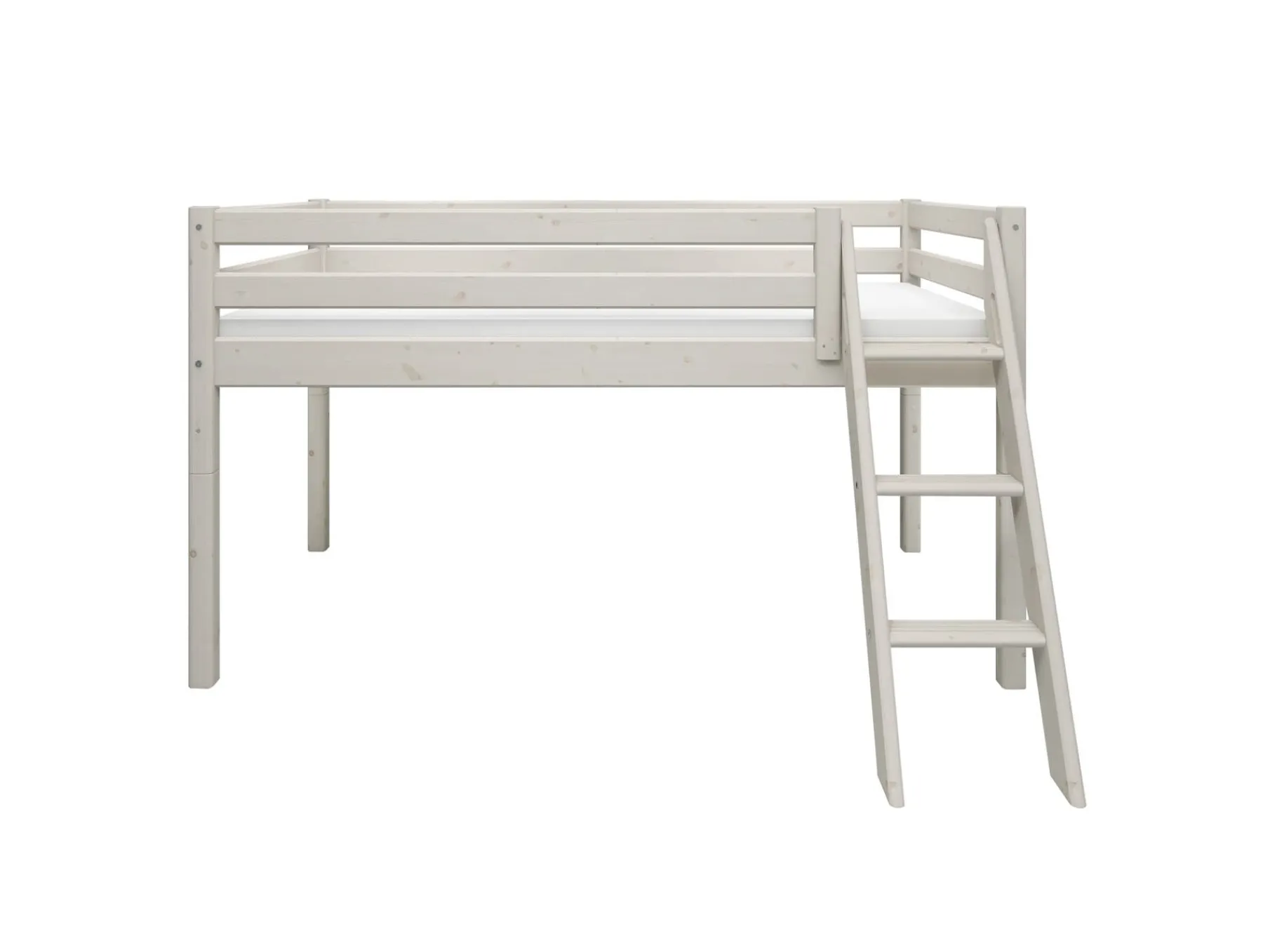 FLEXA Mid-high bed w. slanting ladder* Mid High Beds