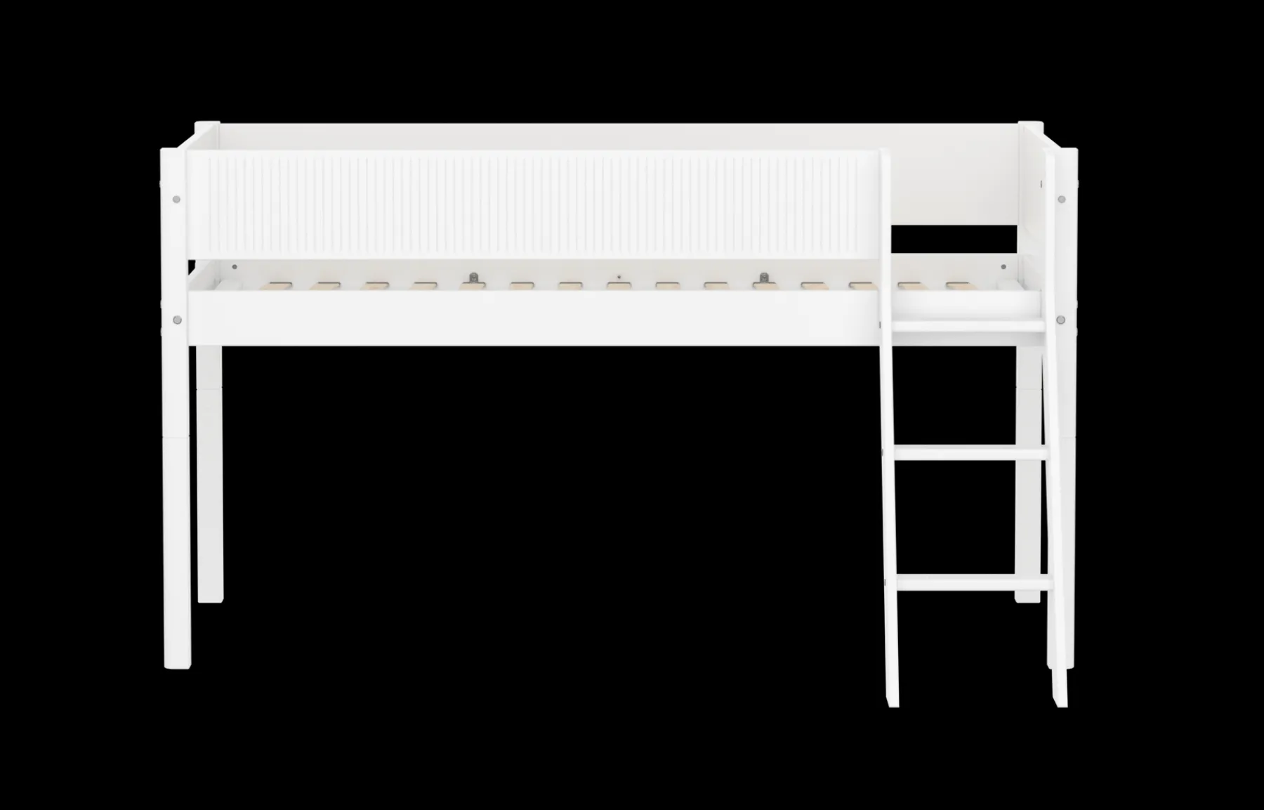 FLEXA Mid-high bed w. slanting ladder* Mid High Beds