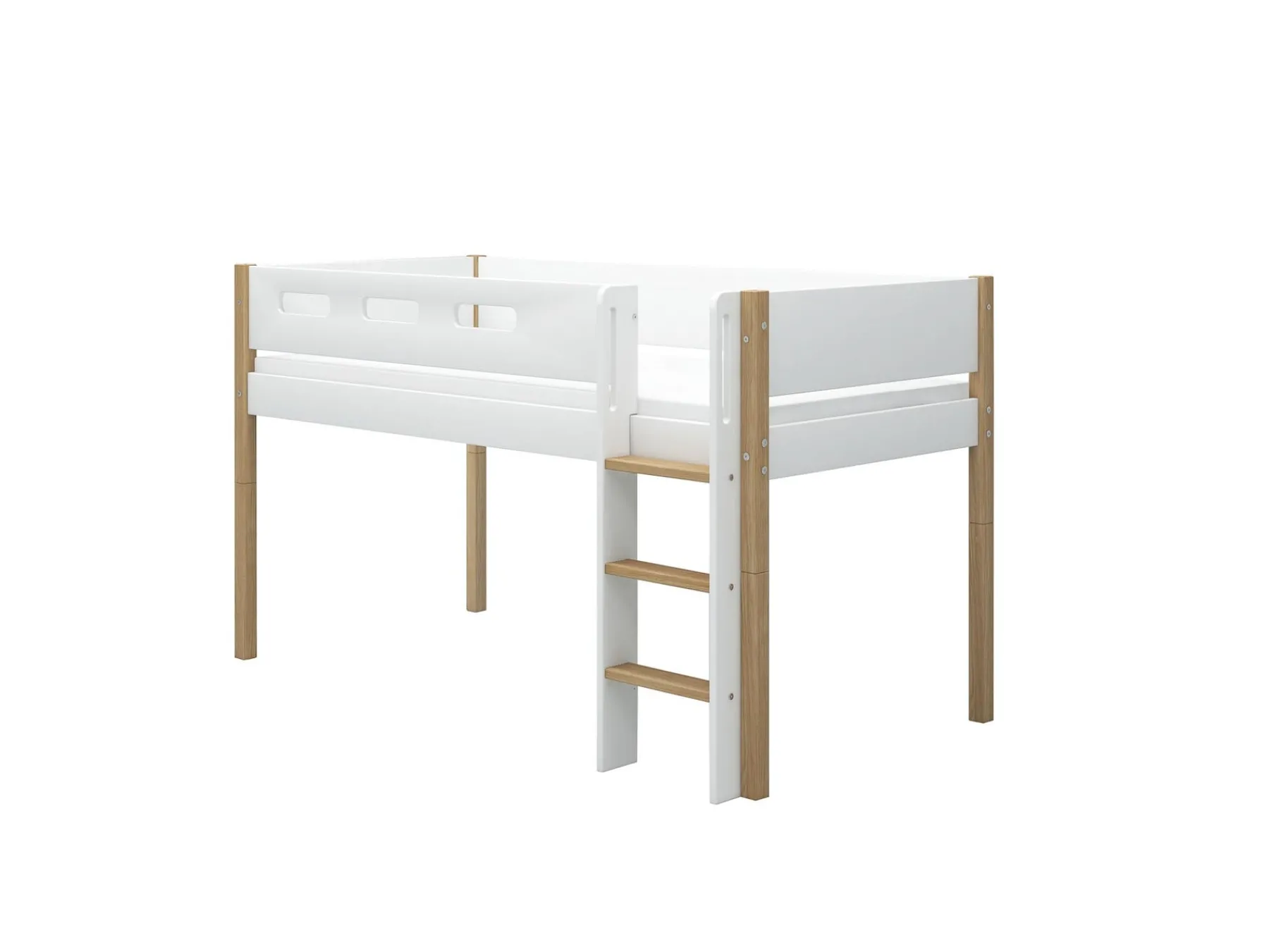 FLEXA Mid-high bed w. straight ladder* Mid High Beds