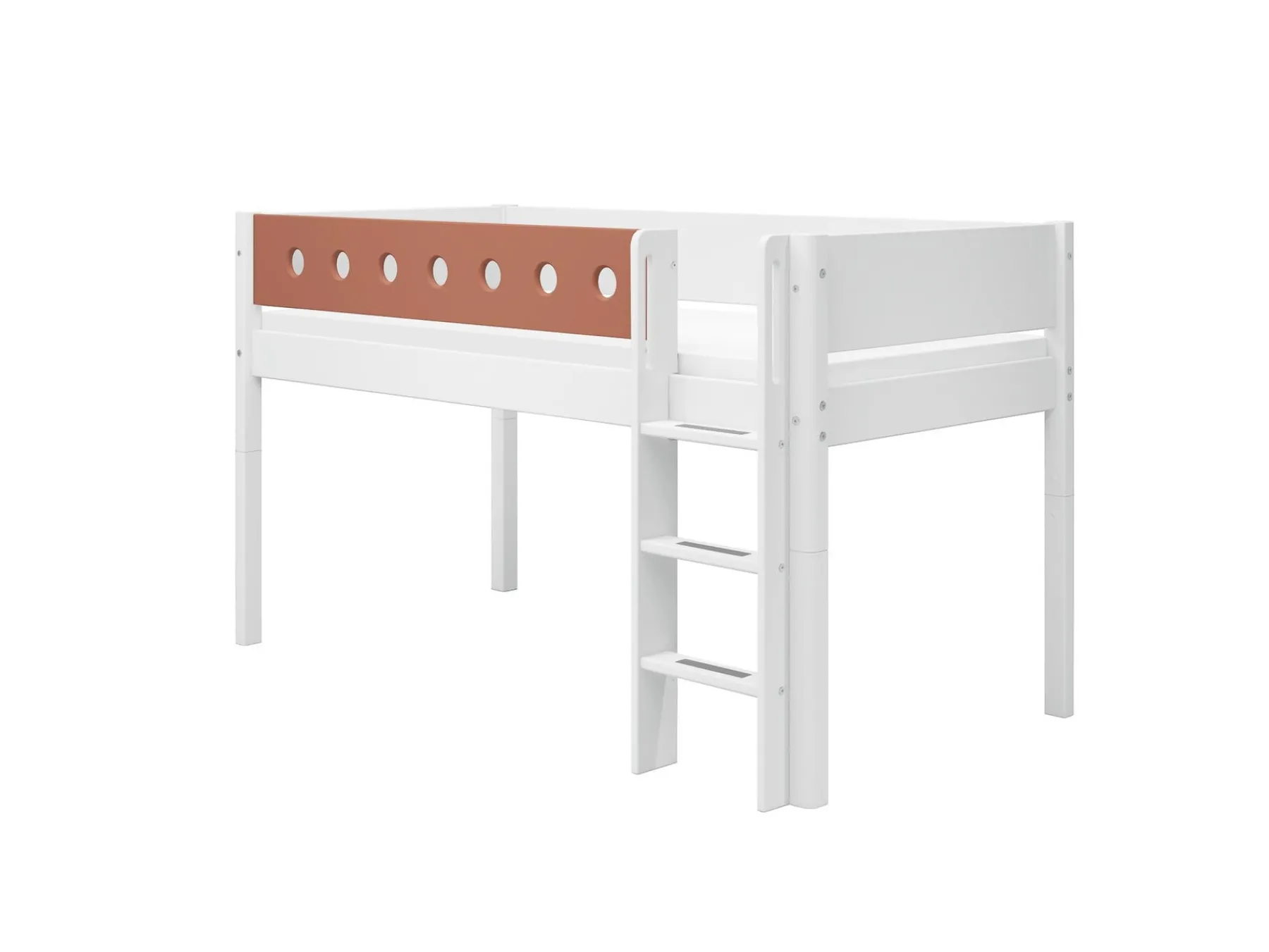 FLEXA Mid-high bed w. straight ladder* Mid High Beds