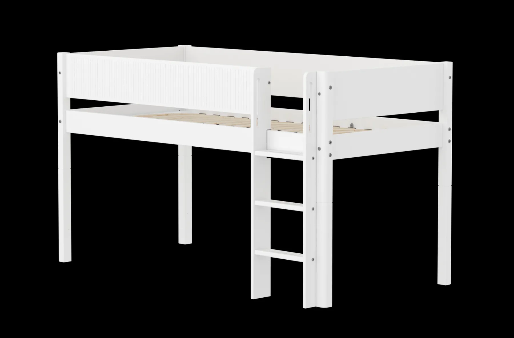 FLEXA Mid-high bed w. straight ladder* Mid High Beds