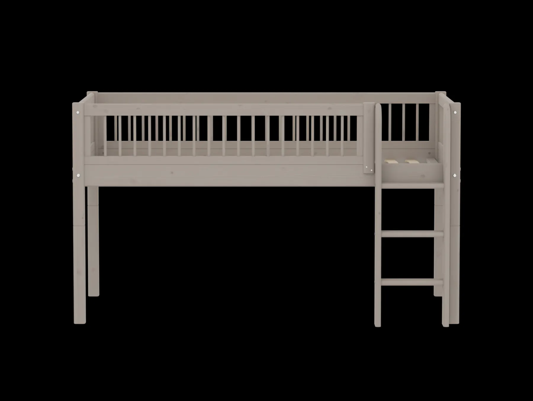 FLEXA Mid-high bed w. straight ladder* Mid High Beds