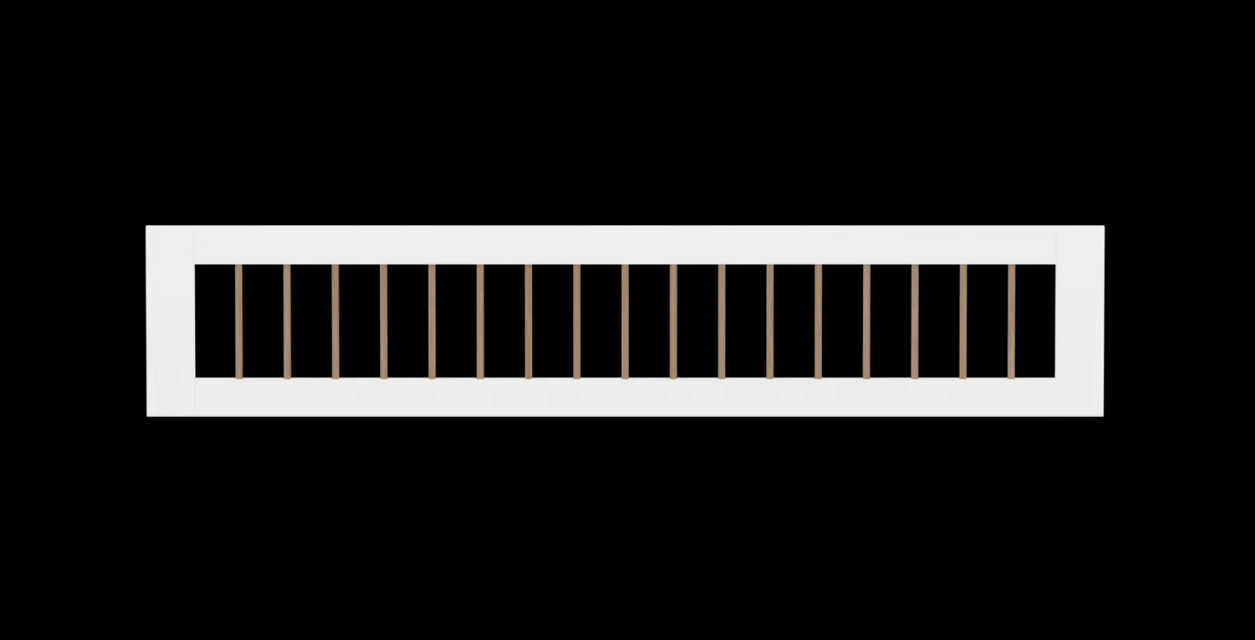 FLEXA Safety Rail w. Bars 3/4, 200cm* Safety Rails