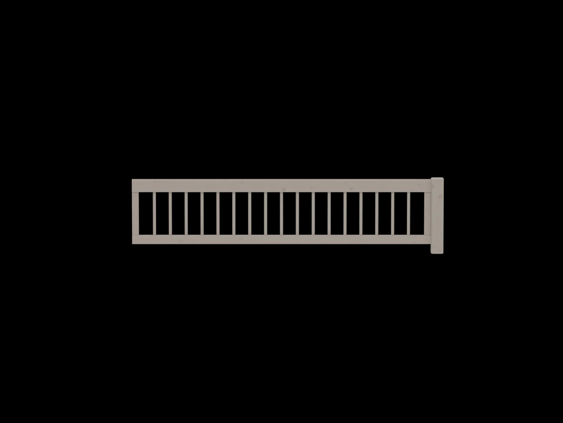 FLEXA Safety rail w. bars 3/4, 200cm* Safety Rails