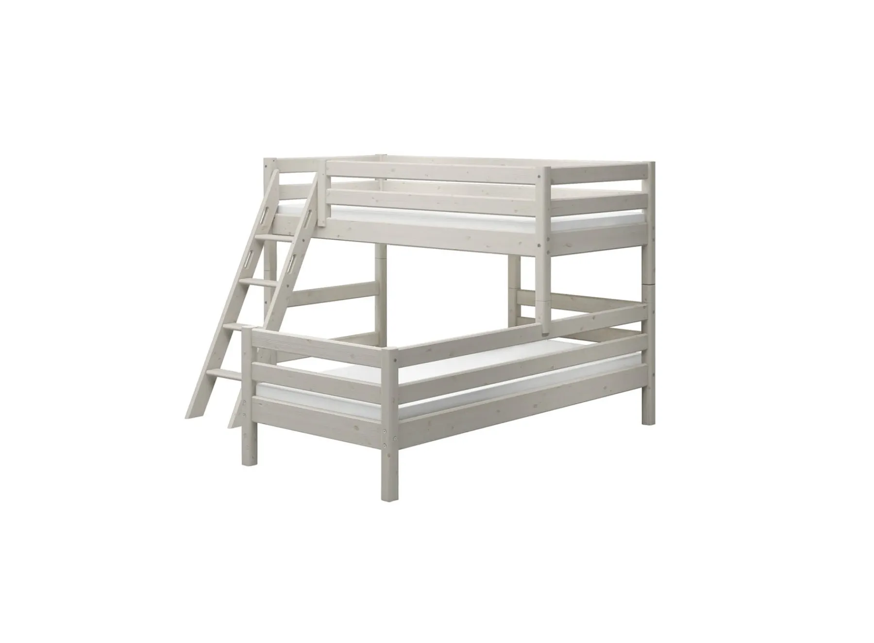 FLEXA Semi-high bed w. slanting ladder* Bunk Beds | Mid High Beds