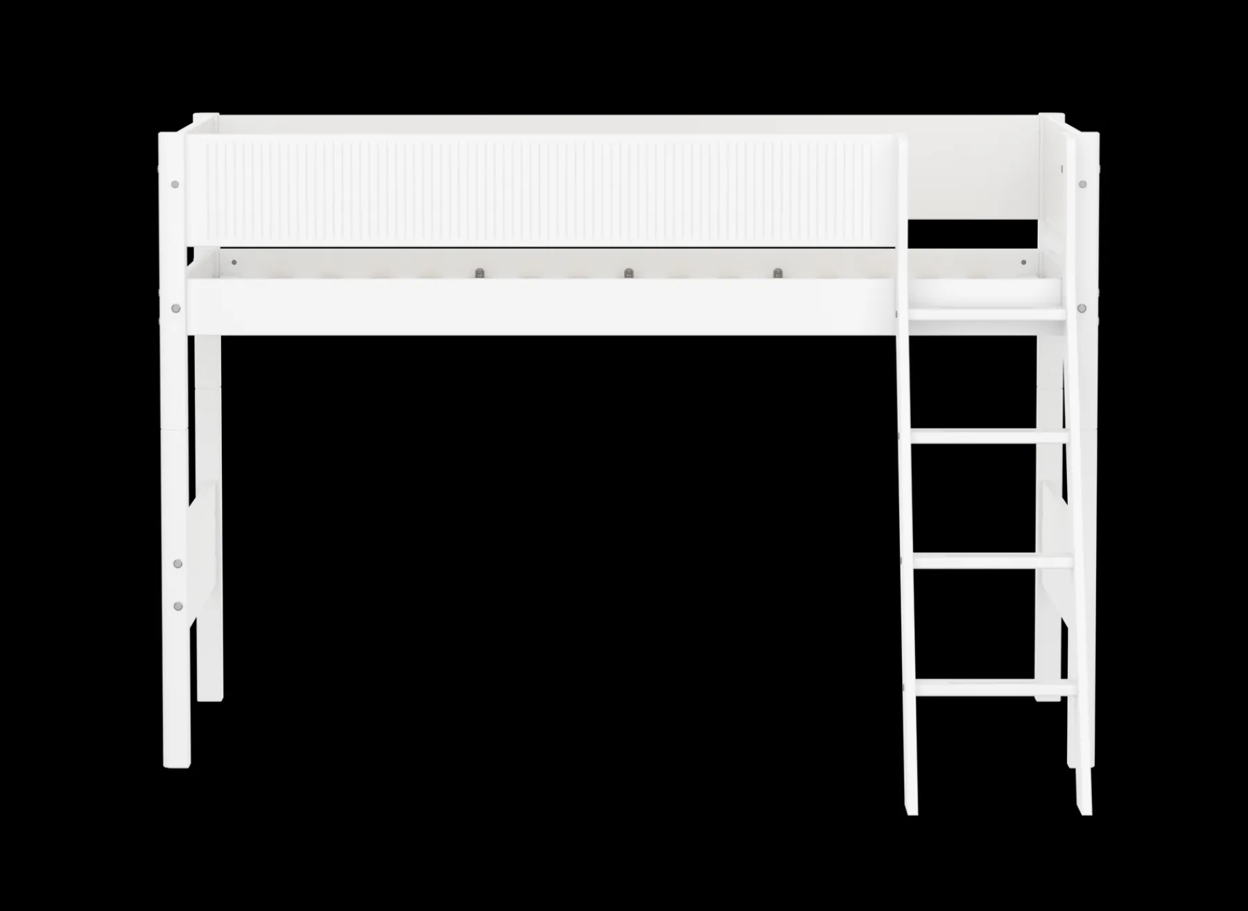 FLEXA Semi-high bed w. slanting ladder* Mid High Beds