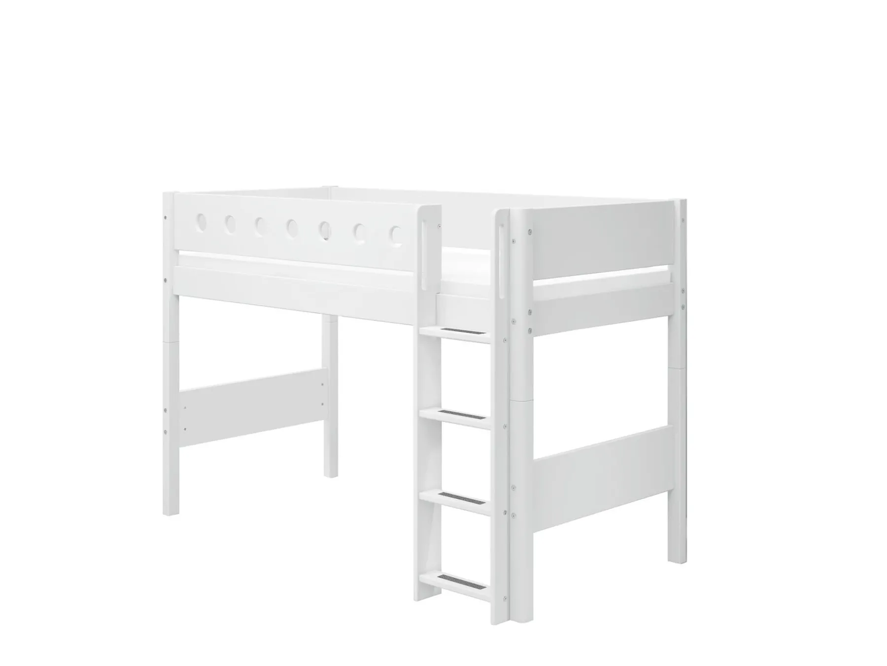 FLEXA Semi-high bed w. straight ladder* Mid High Beds