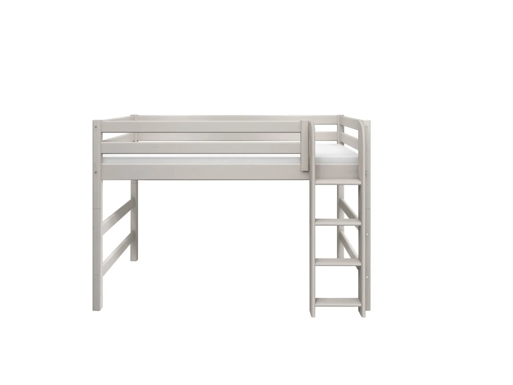 FLEXA Semi-high bed w. straight ladder* Mid High Beds