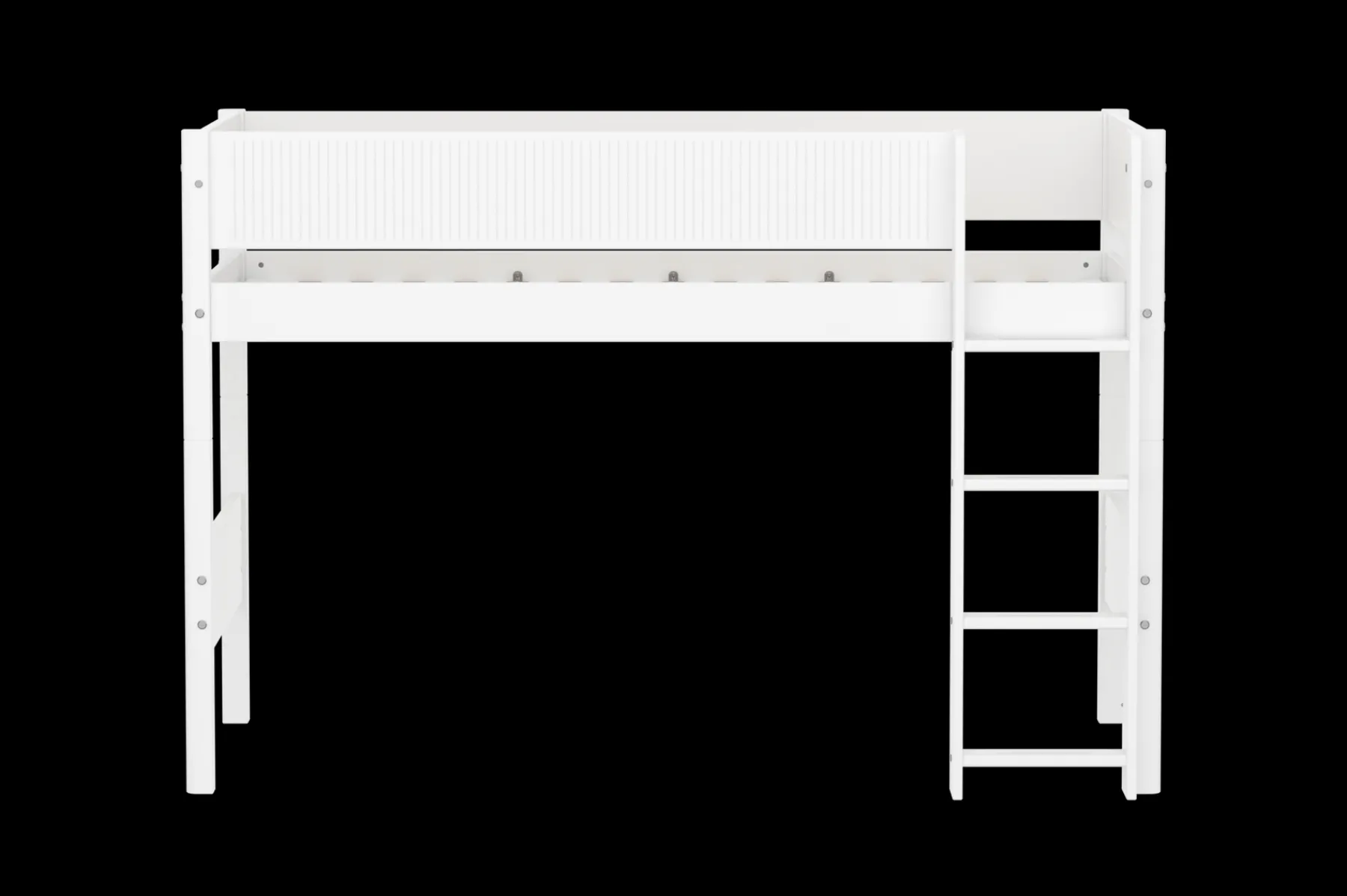 FLEXA Semi-high bed w. straight ladder* Mid High Beds