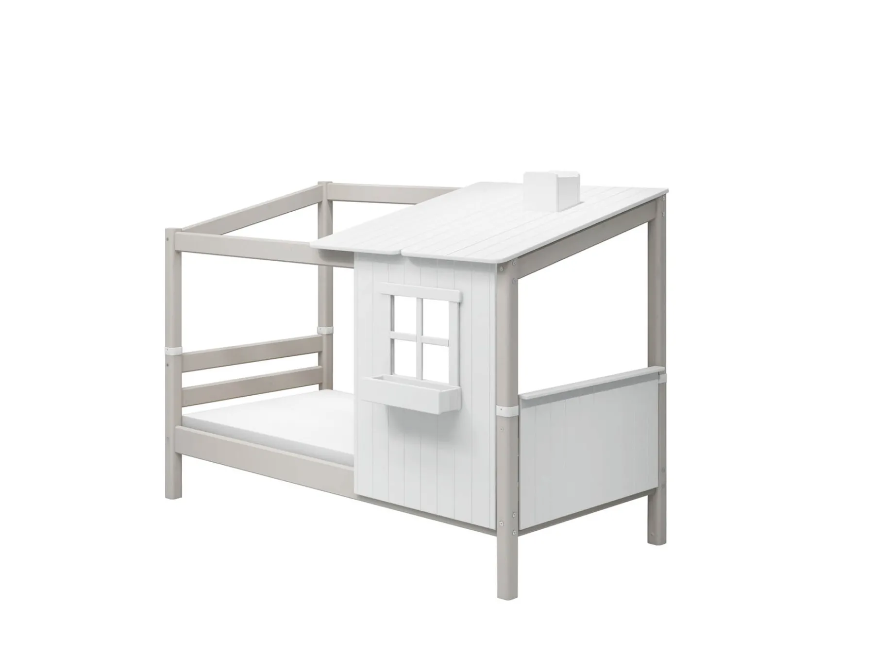 FLEXA Single bed w. 1/2 Classic House* House Beds | Single Beds