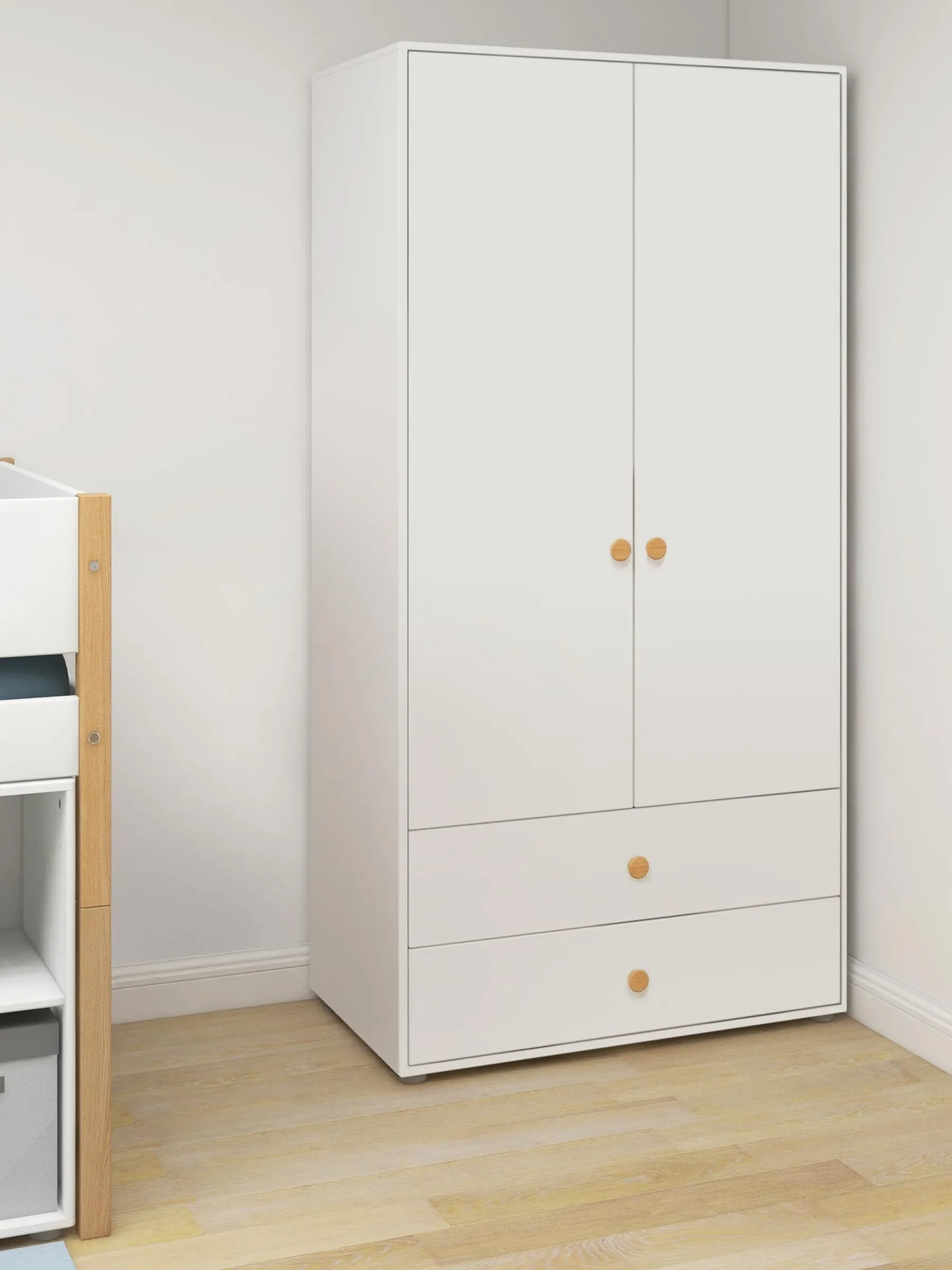 FLEXA Wardrobe, 2 doors + 2 drawers* Wardrobes