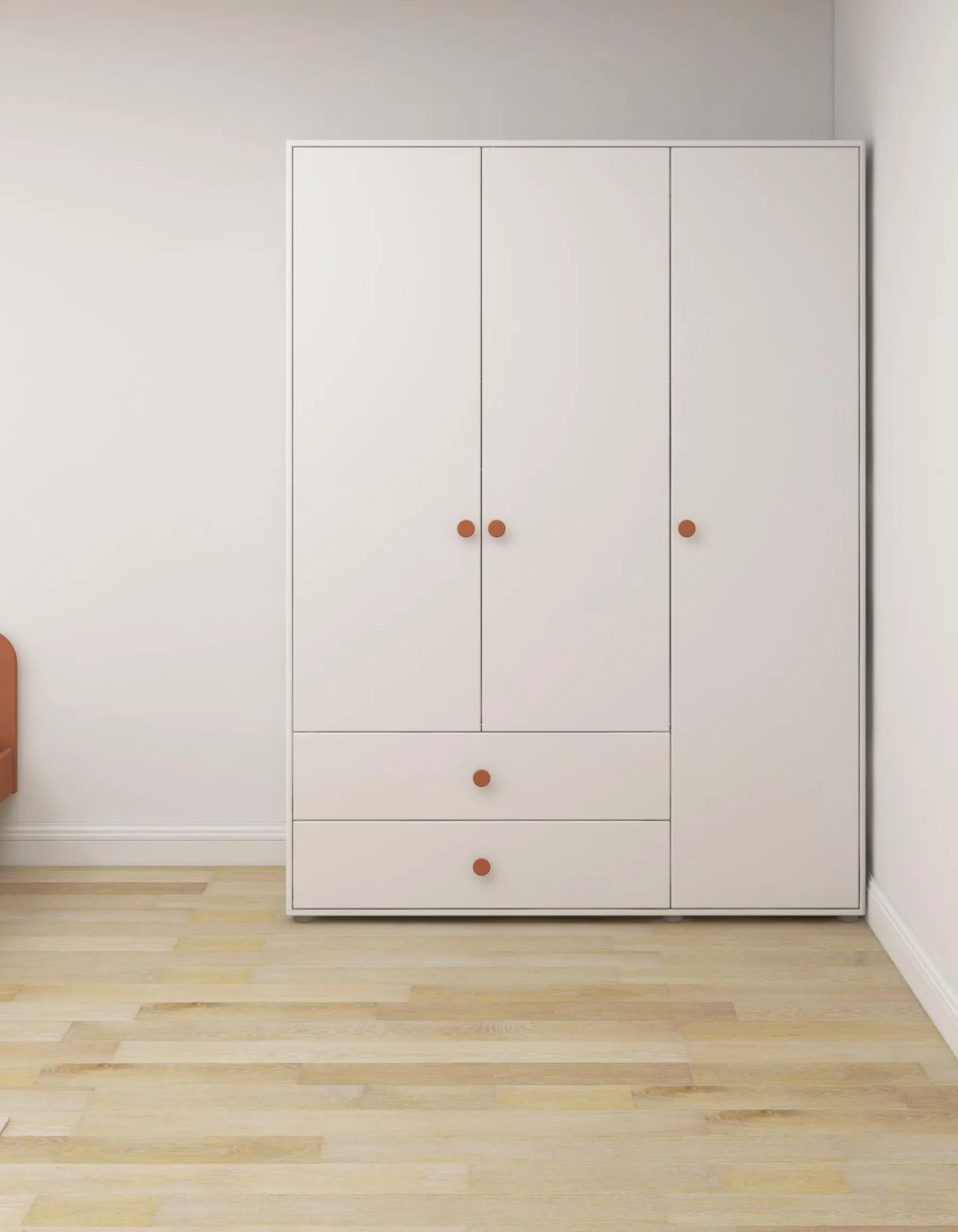 FLEXA Wardrobe, 3 doors + 2 drawers* Wardrobes