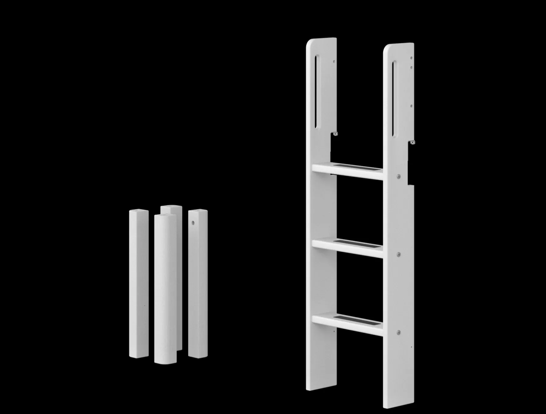 FLEXA - Straight ladder and legs for mid-high bed* Rebuild