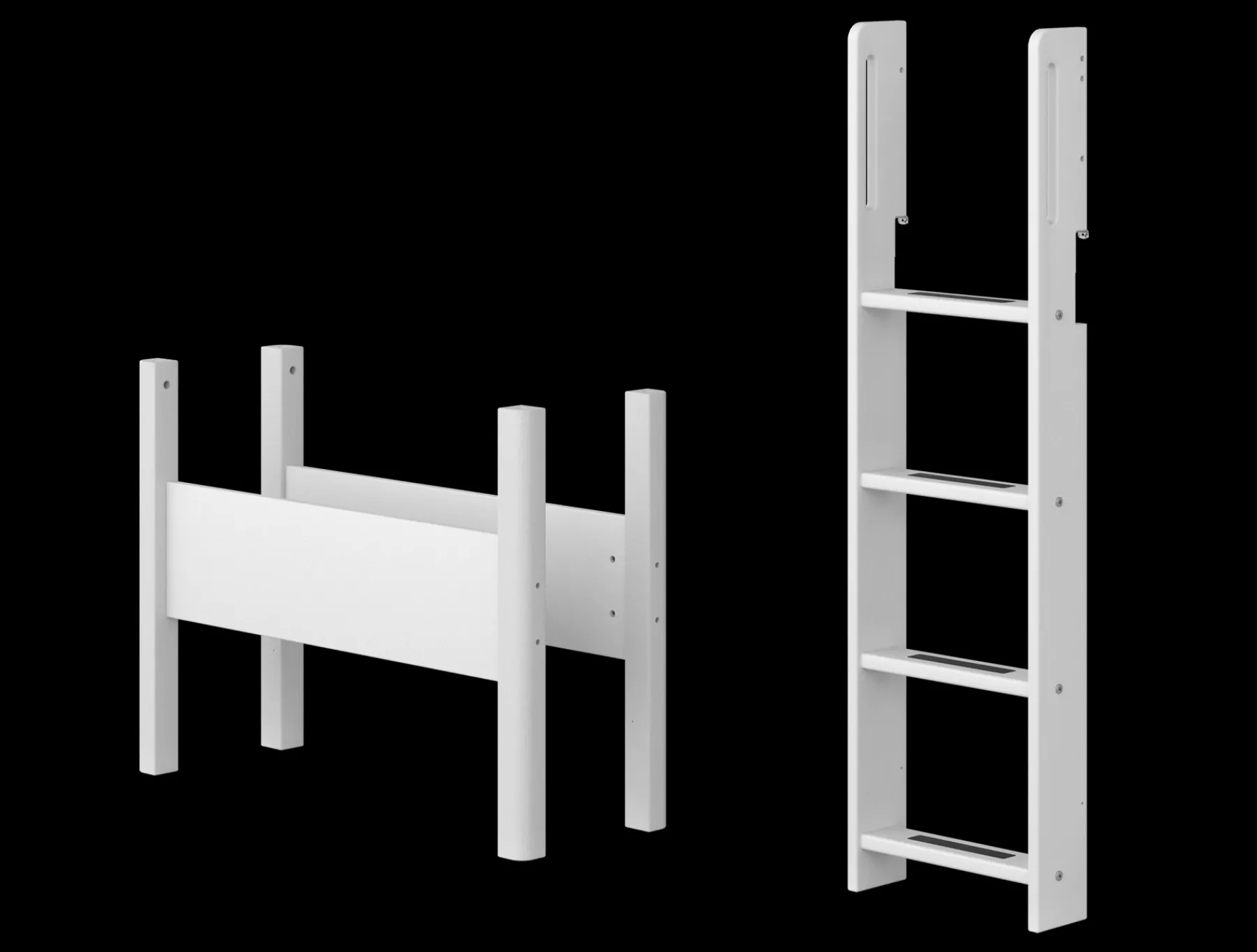 FLEXA - Straight ladder and legs for semi-high bed* Rebuild