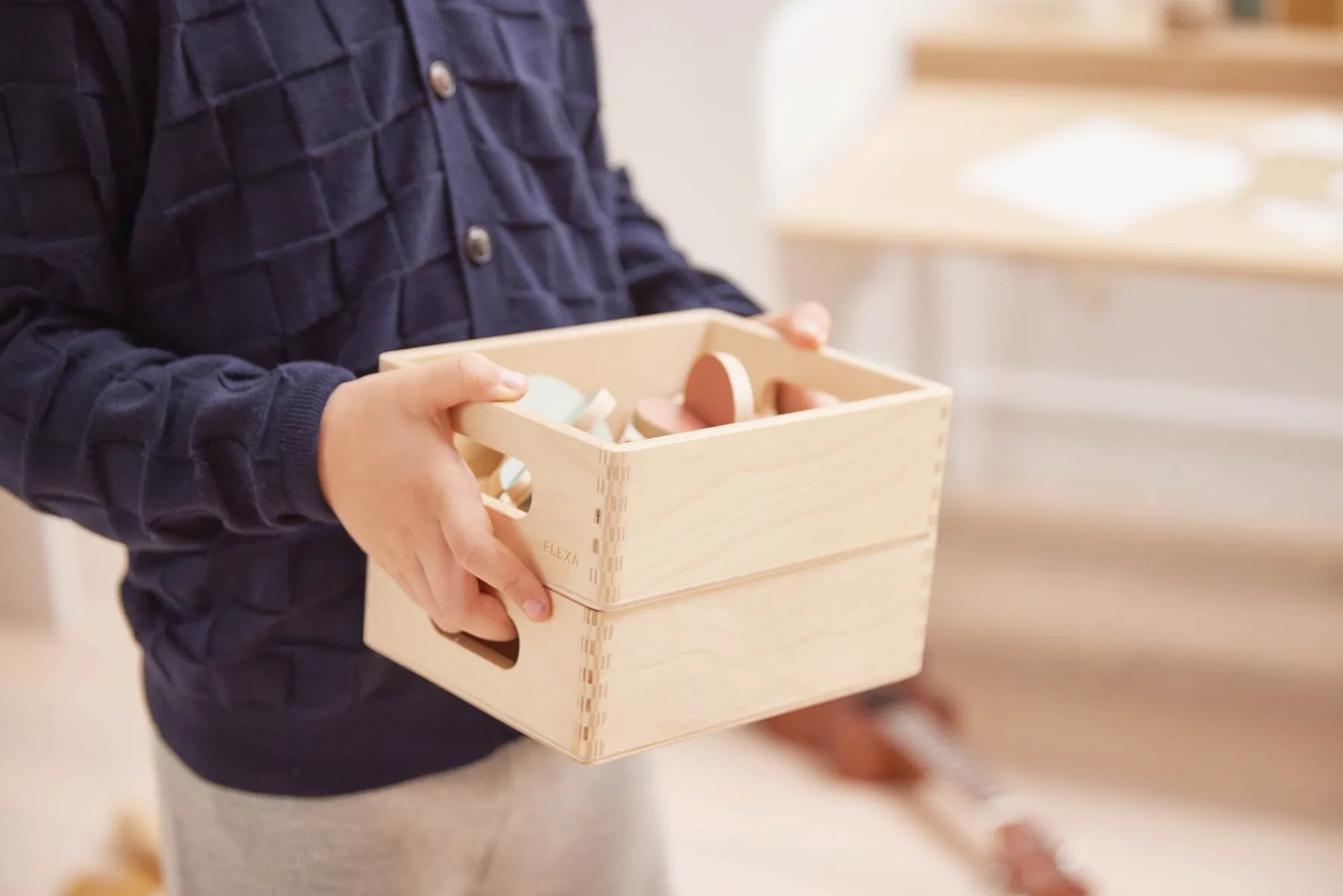 FLEXA Wooden Storage Box Set - mini* 6 Years Old | 5 Years Old